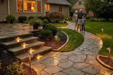 smart yard moves that keep patios and paths looking less gross