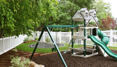 when the swing set starts looking like yard art