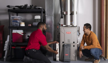 why upflow furnaces rule basement heating