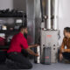 why upflow furnaces rule basement heating