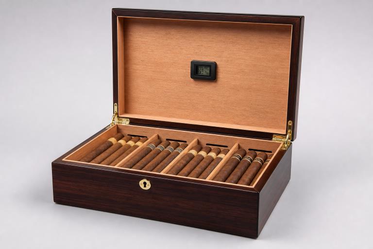 A Calm Consistent Home for Cigars A Guide to Humidity Temperature and Humidor Care