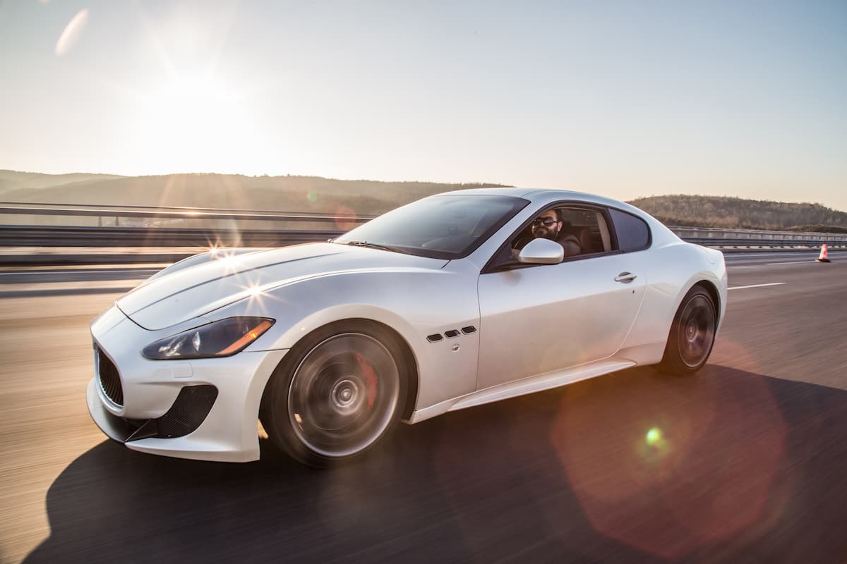 Exploring the City Behind the Wheel of a Luxury Car