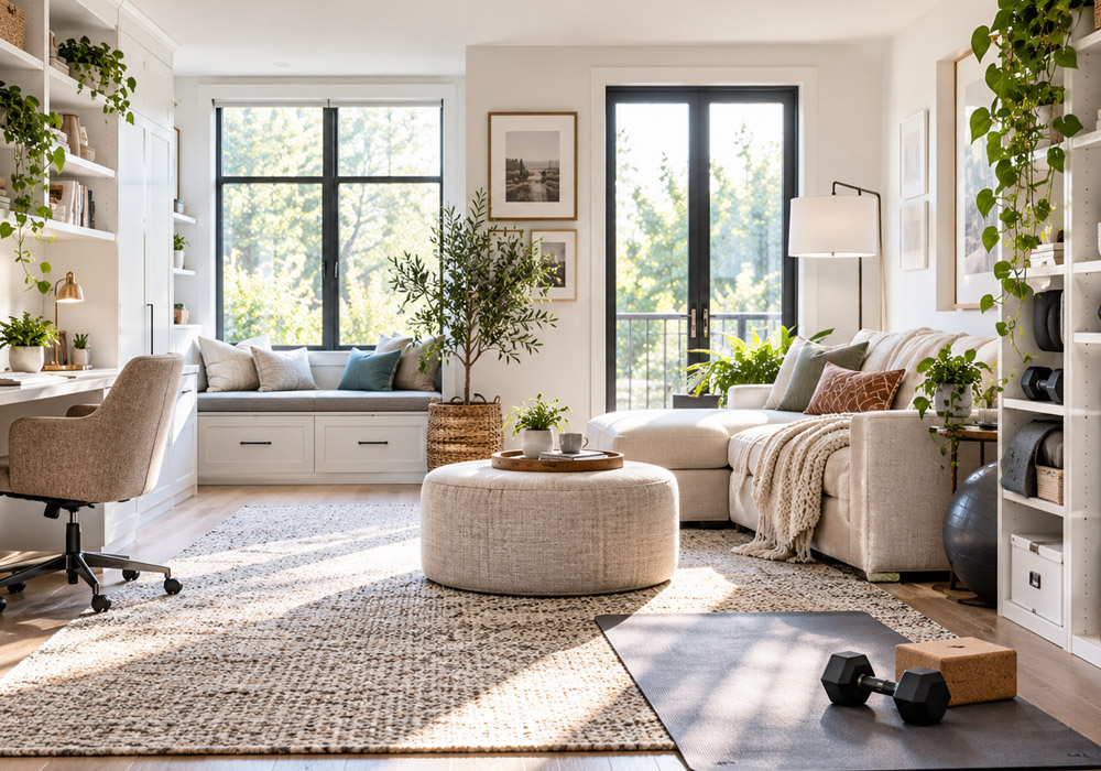 Smart Spaces Clever Ideas for Designing a Multipurpose Room